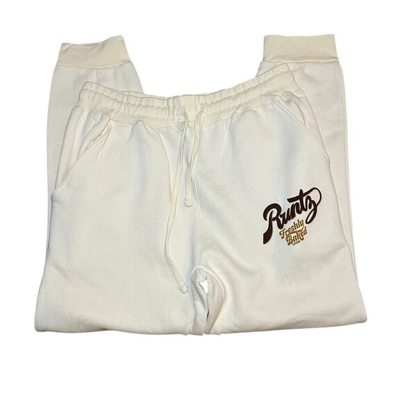 Runtz Men Cream Tan Fleece Jogger Sweat Pants Size: XXL - Picture 4 of 5